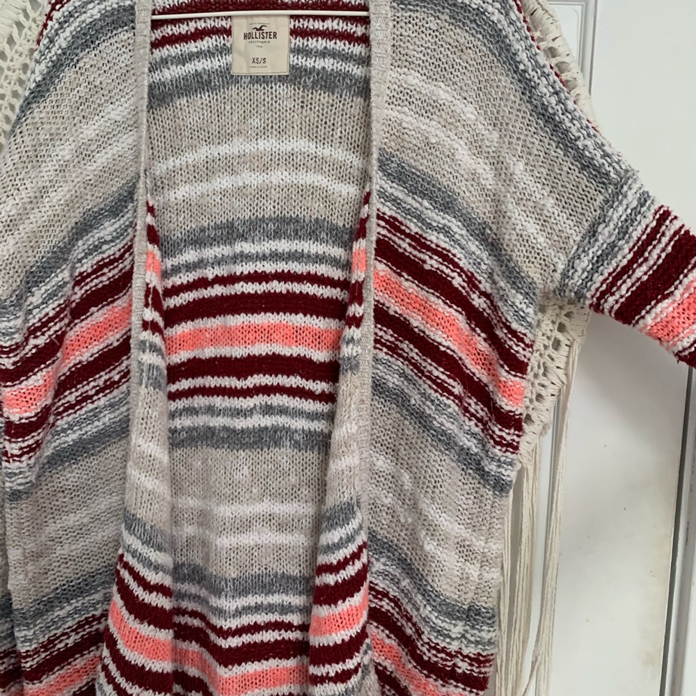 Hollister Co. striped cardigan